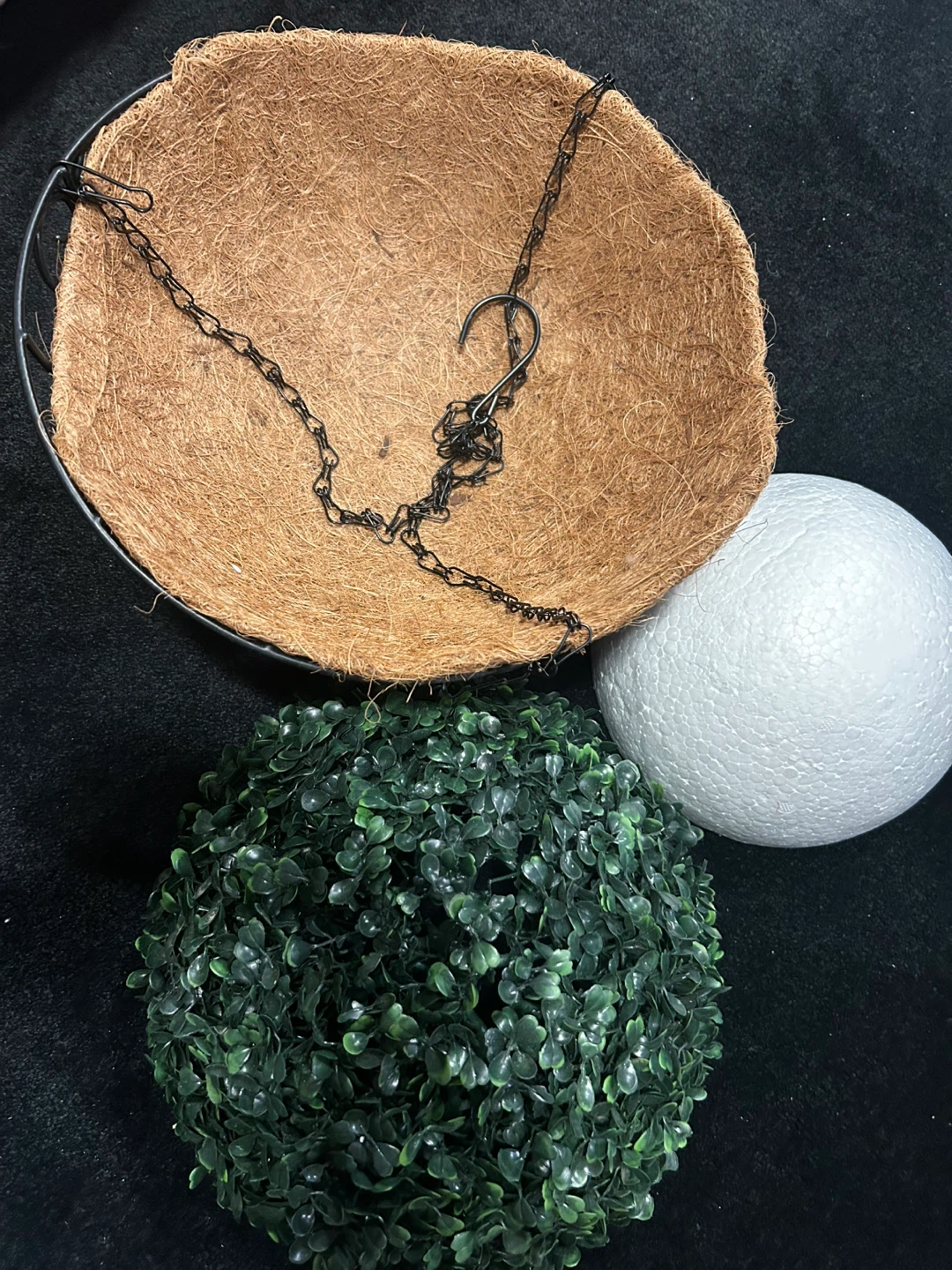 DIY Hanging Basket Kit with Faux Plant - photo 2