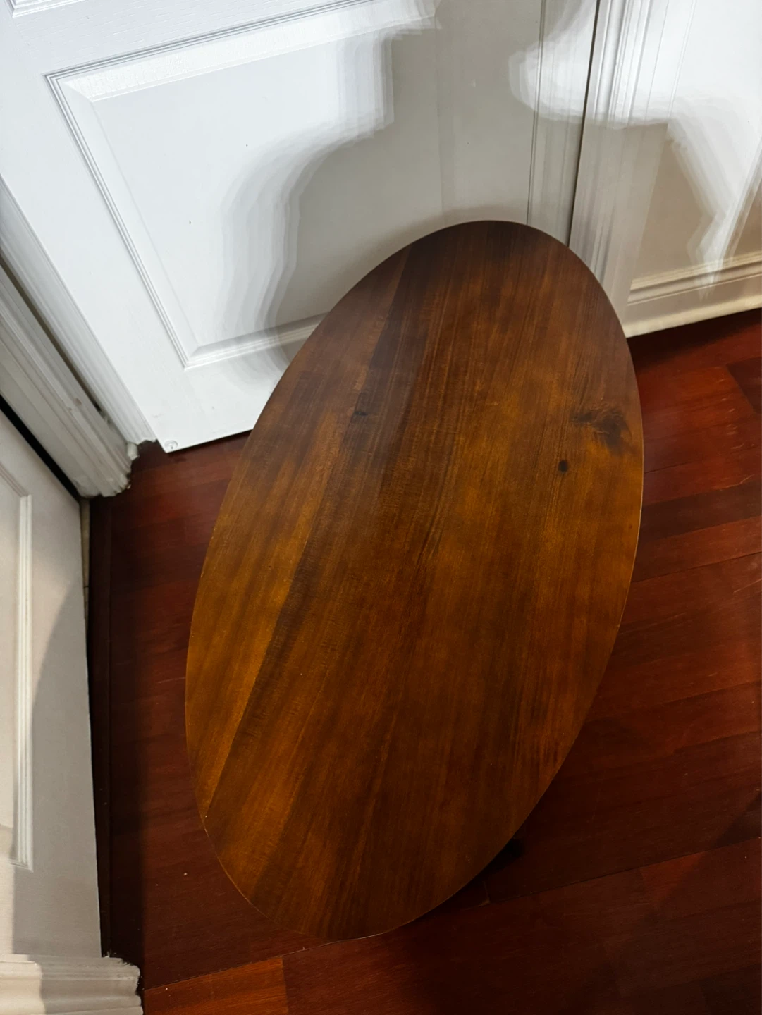Oval Wood Side Table - photo 3