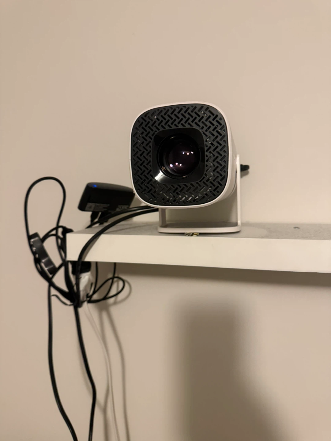 Mini Projector + Roku tv adapter