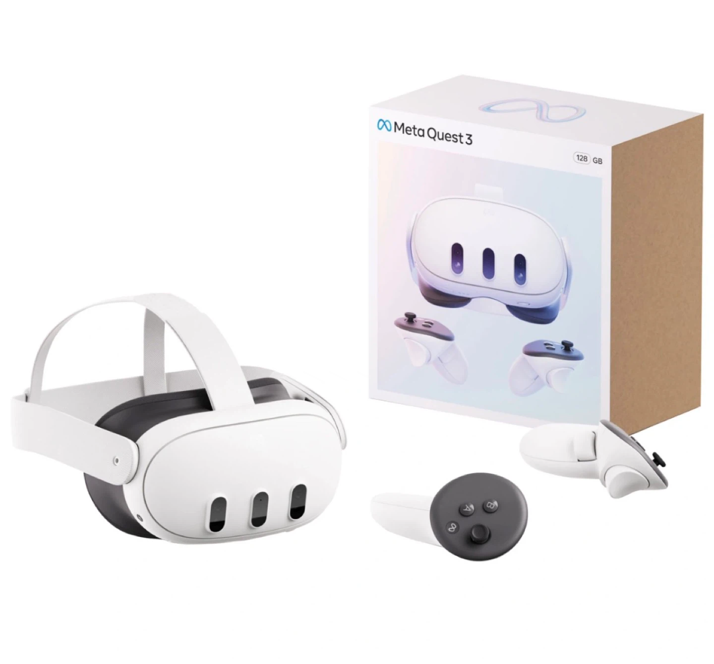 Meta Quest 3 128 GB VR Headset with Controllers - photo 4