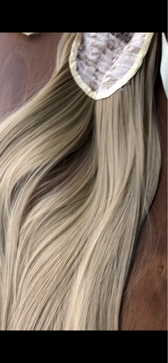 Blonde and Pink extensions