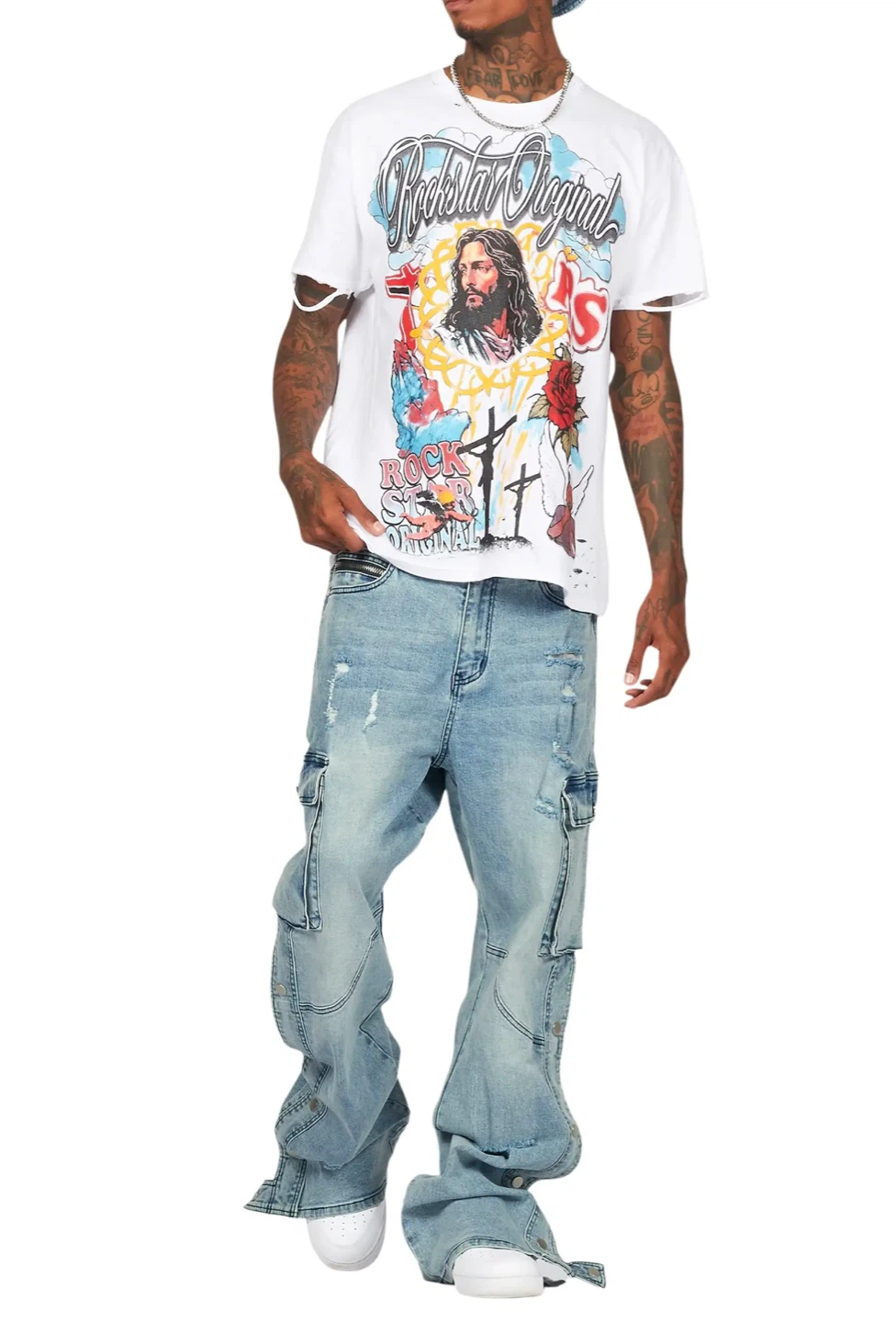 Cargo baggy jeans