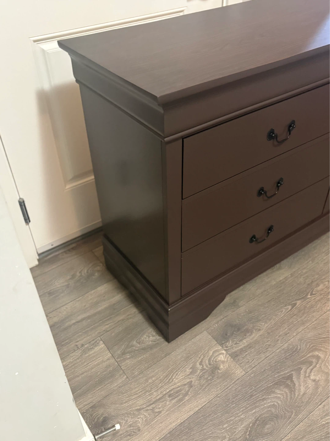 Dark Brown Six-Drawer Dresser - photo 3