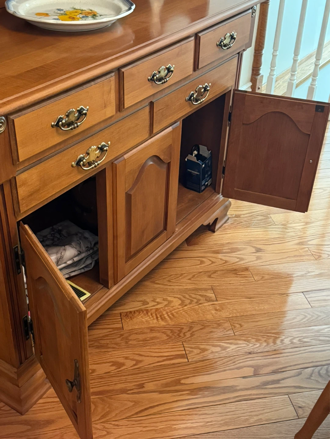 Roxton Solid Maple China Cabinet with Glass Doors - photo 4