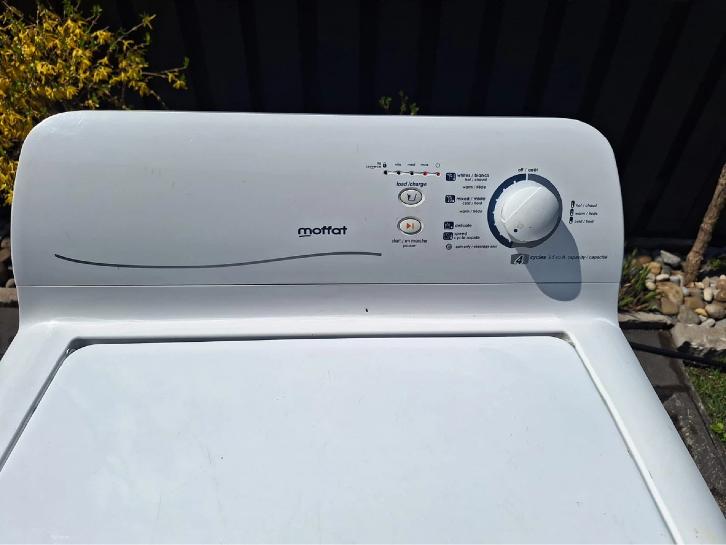 Moffat Top Load Washing Machine - photo 2