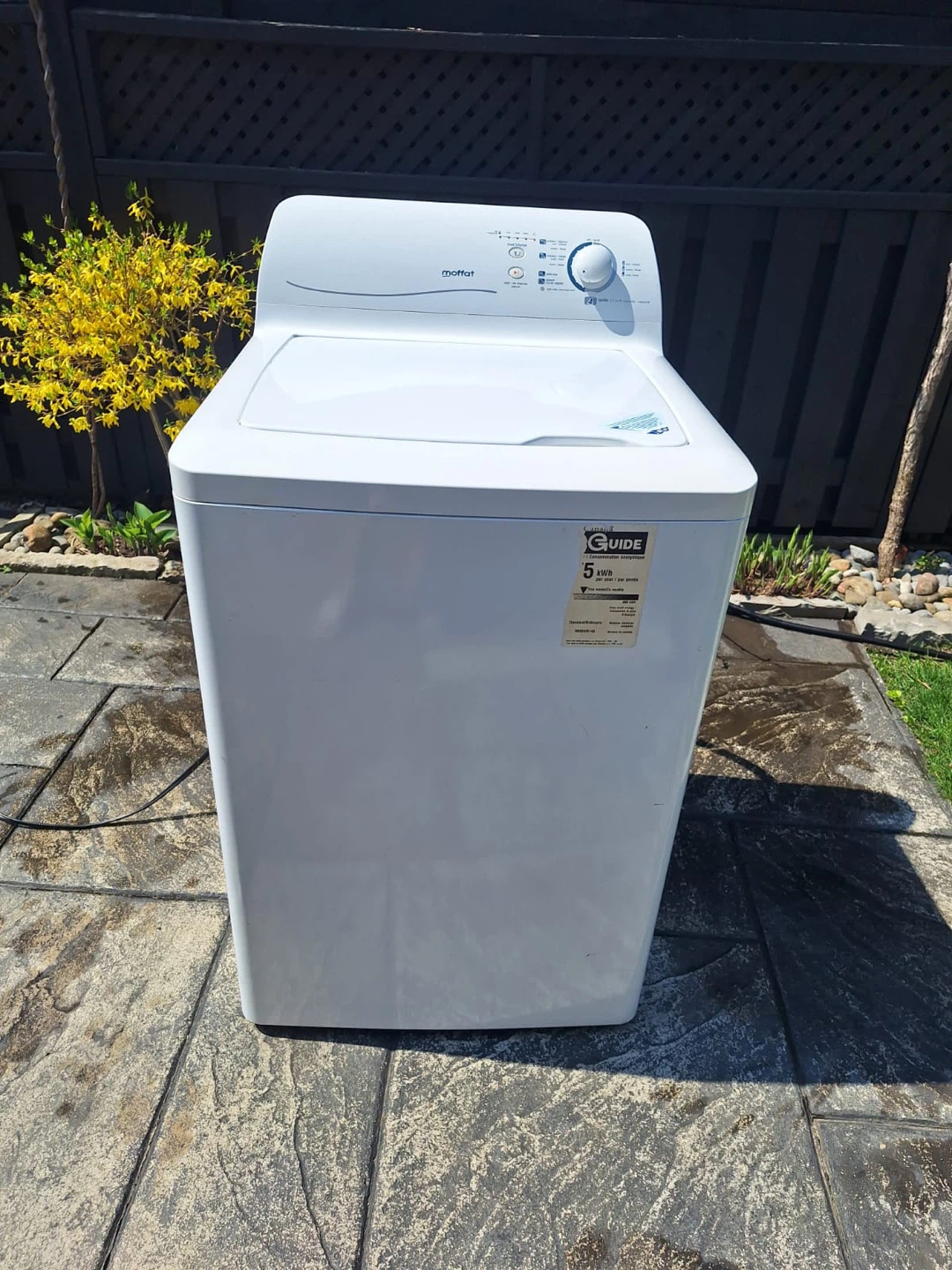 Moffat Top Load Washing Machine