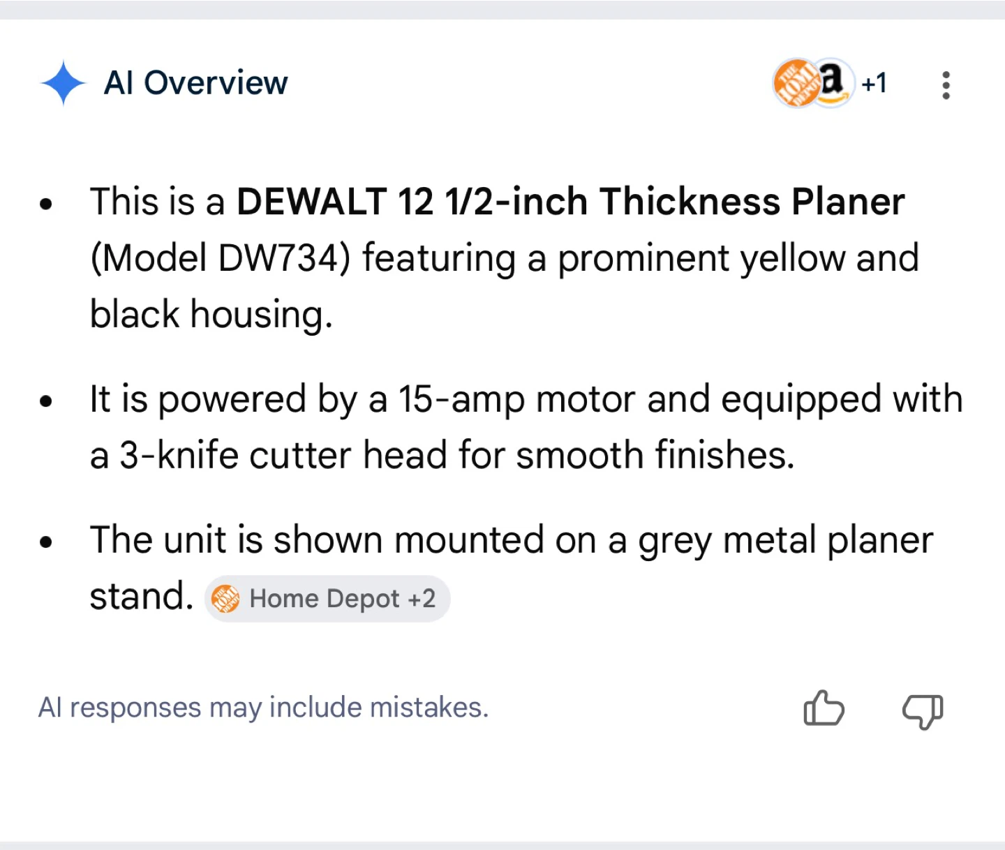 DEWALT 12 1/2-inch Thickness Planer DW734 - photo 2