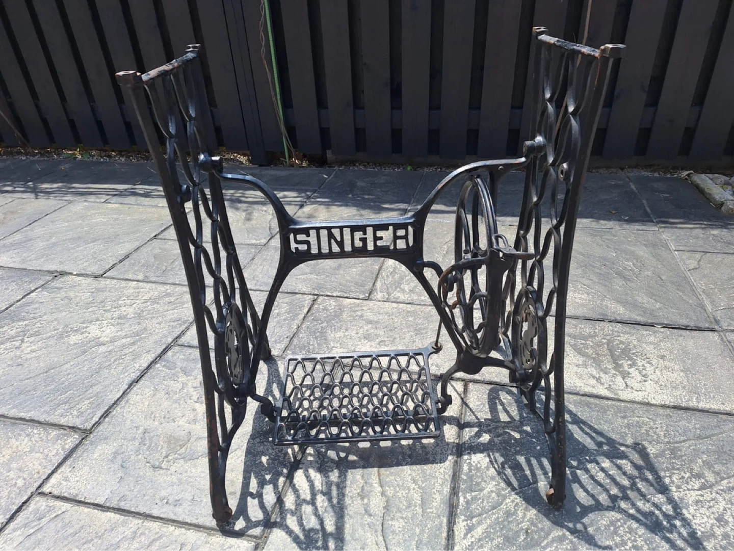 Antique Singer Sewing Machine Treadle Base