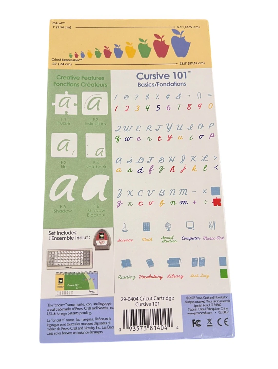 Cricut Cursive 101 Cartridge – Retired & Hard to Find - photo 2