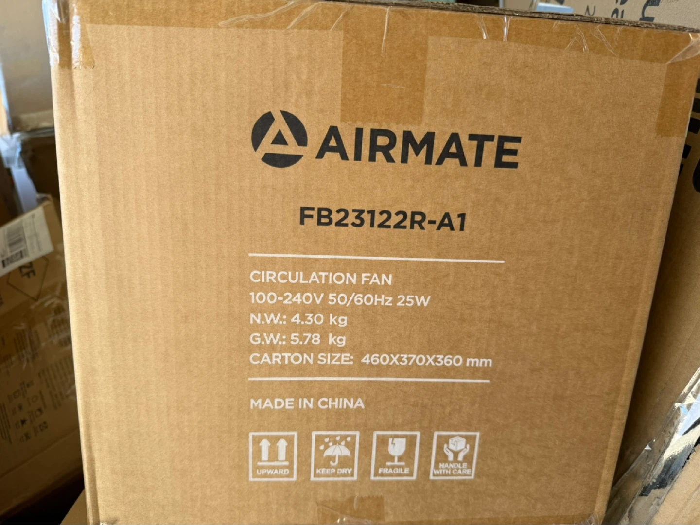 AIRMATE Circulation Fan FB23122R-A1 - photo 2