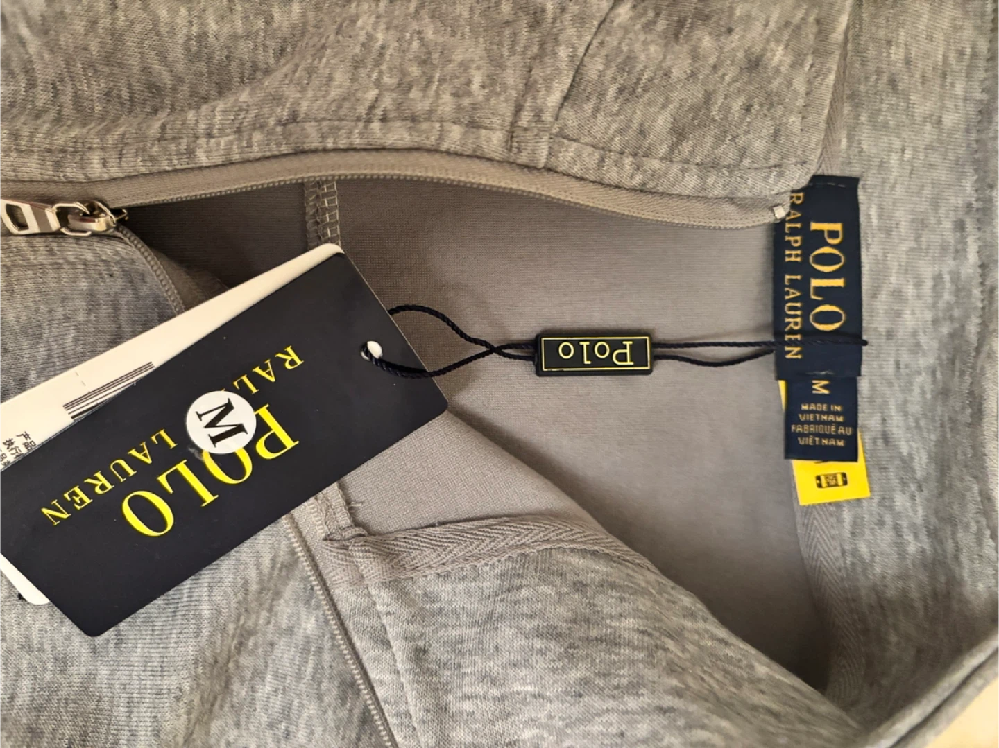 Polo Ralph Lauren Grey 1/4 Zip Sweatshirt - photo 5