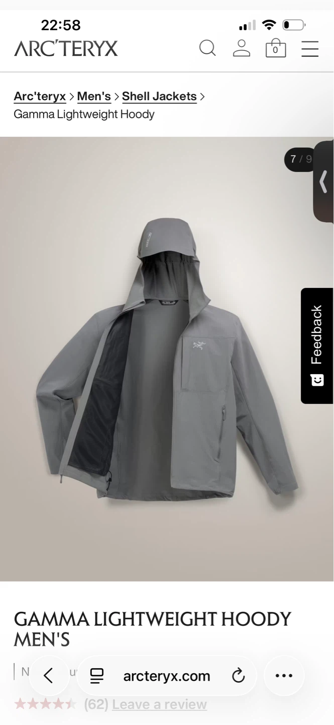 Arc'teryx Gamma Lightweight Hoody Men's - photo 2
