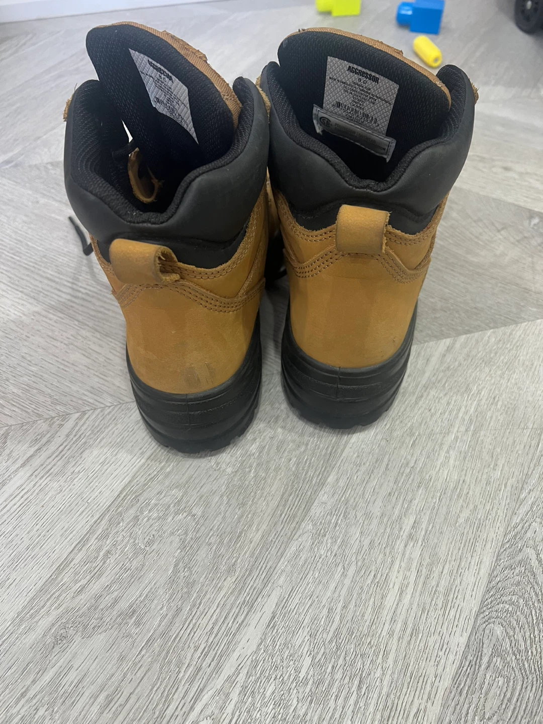Aggressor Work Boots ( safety shoes)Size 8 - photo 2