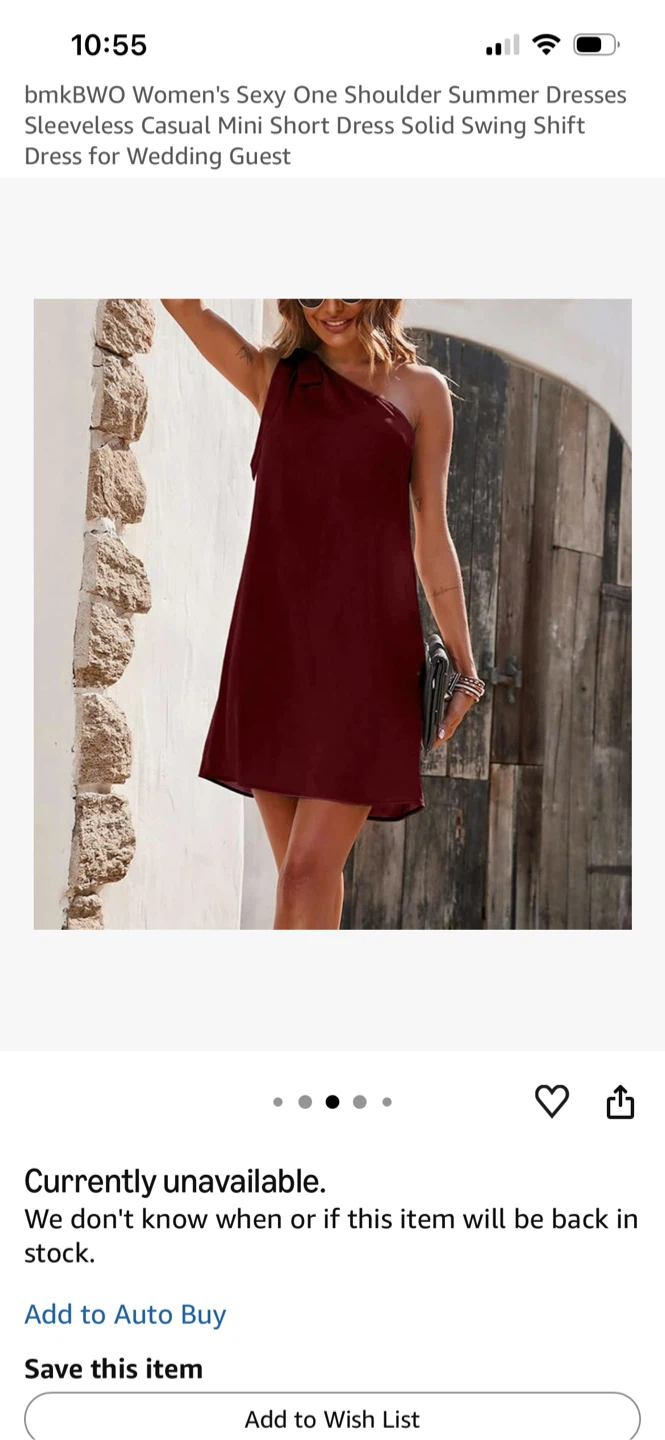 bmkBWO Women's One Shoulder Dress size Large - photo 3
