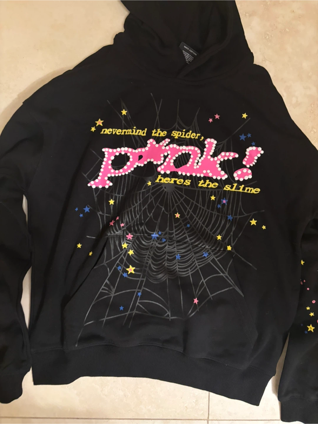 Sp5der Pink Hoodie
