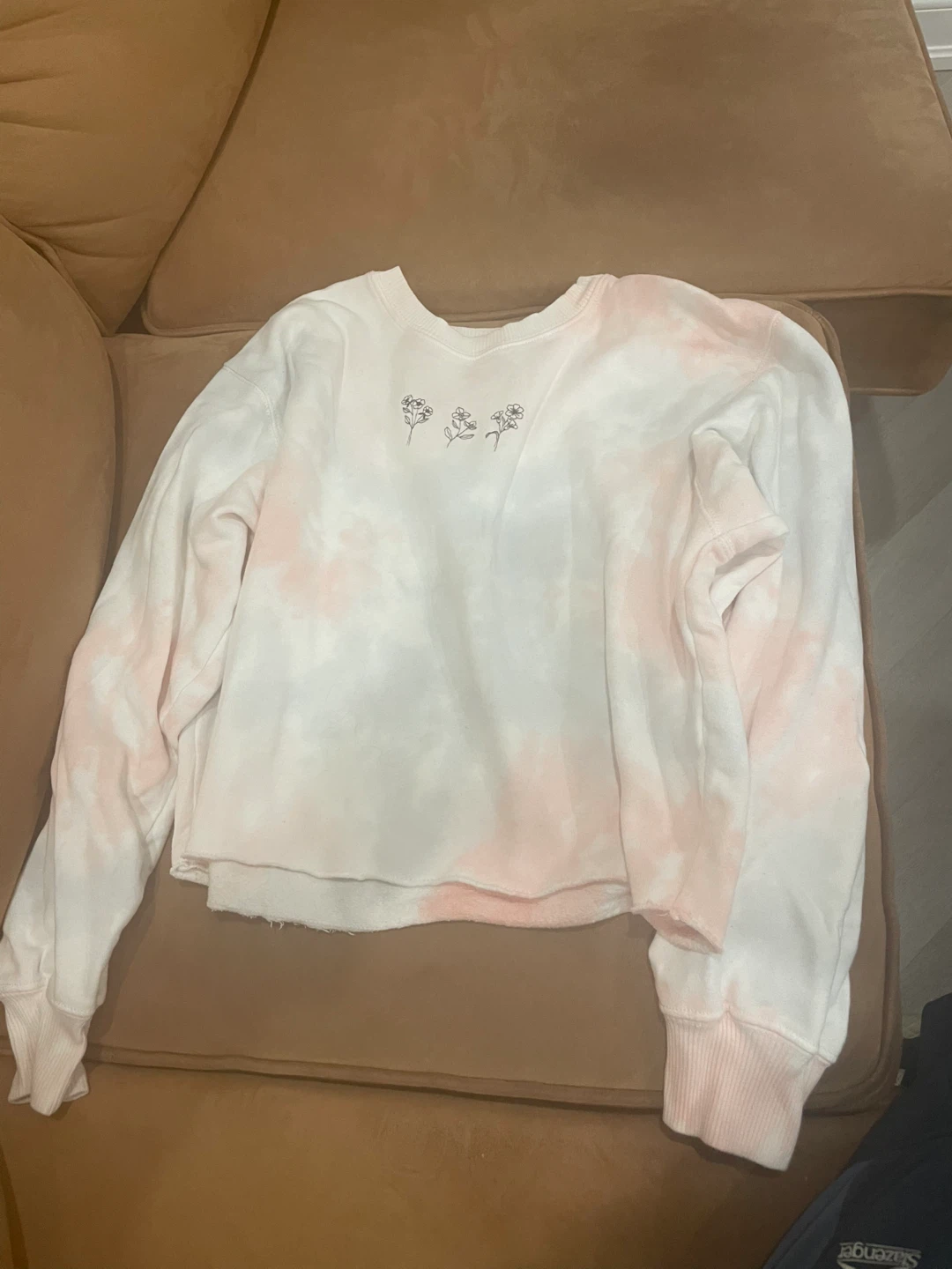 Hollister tie-dye crewneck sweatshirt