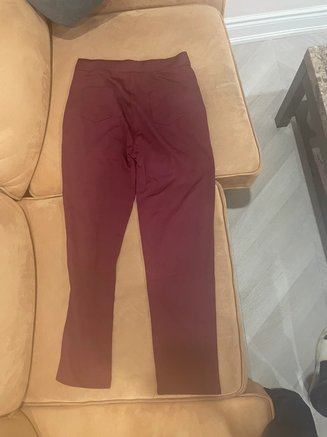 Maroon Pull-On Pants warm