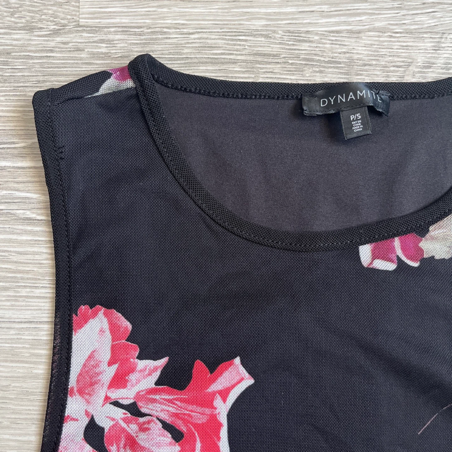 Dynamite Floral Ruched Blouse - Size S - photo 2