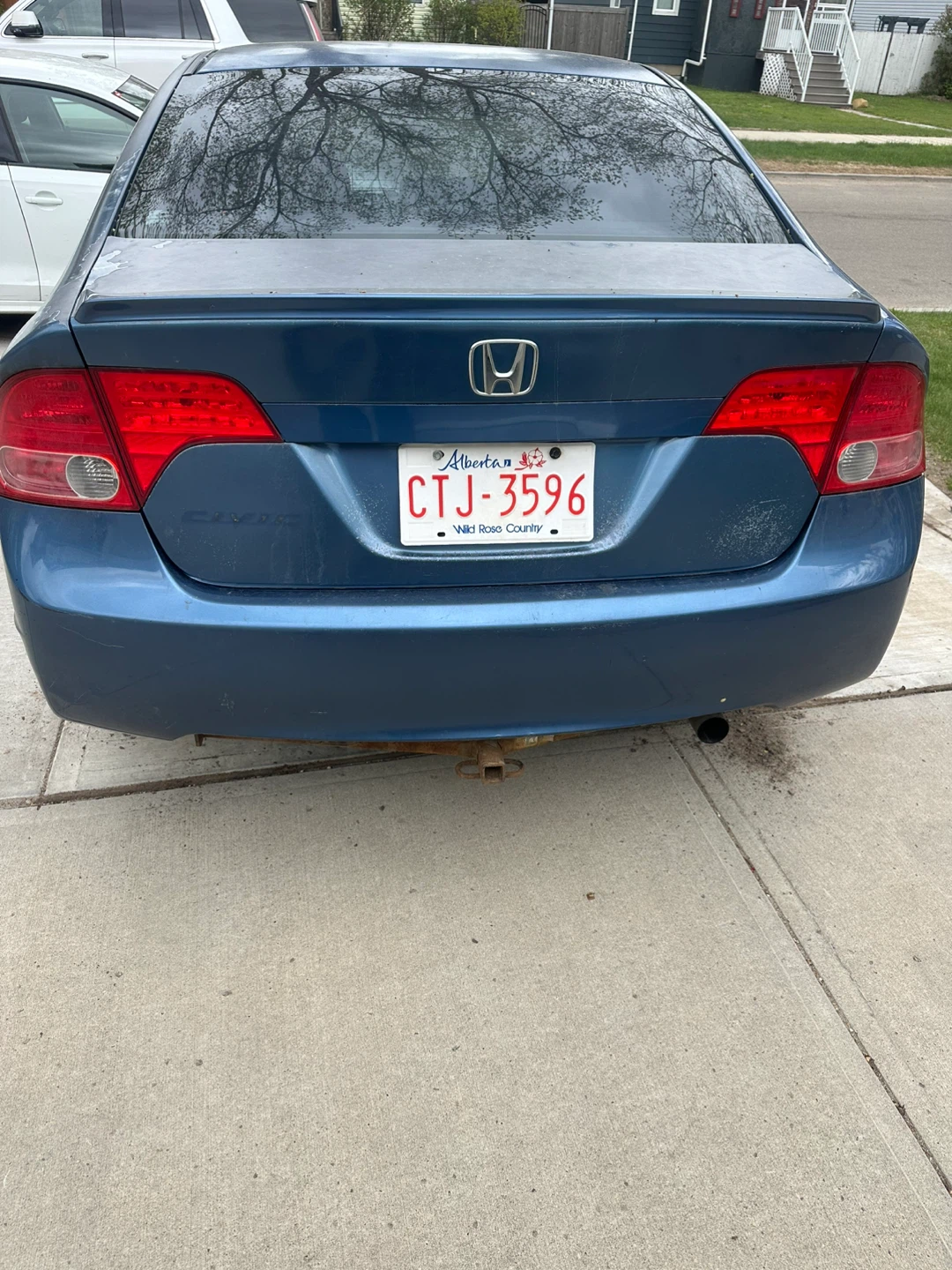 Honda Civic Blue Sedan Rebuilt - photo 3