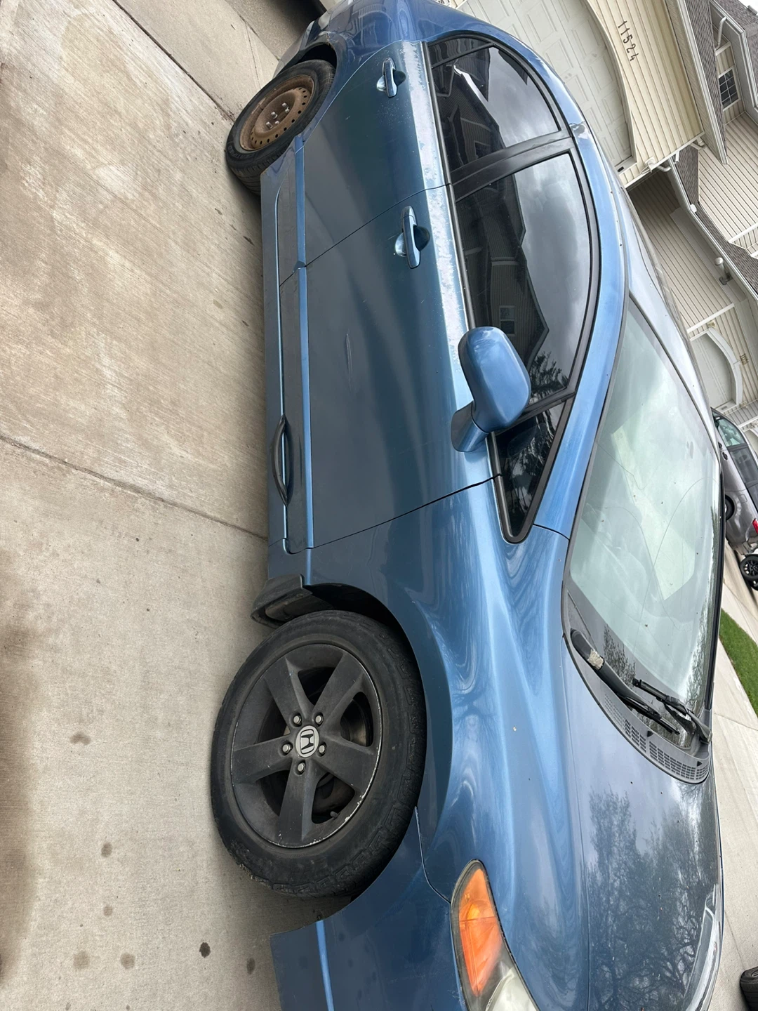 Honda Civic Blue Sedan Rebuilt - photo 2
