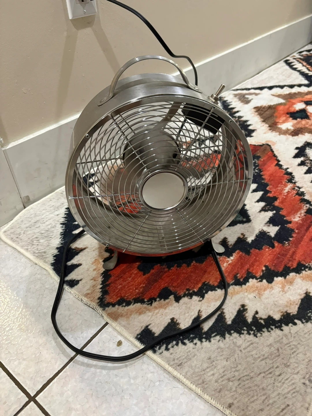 Retro Metal Desk Fan