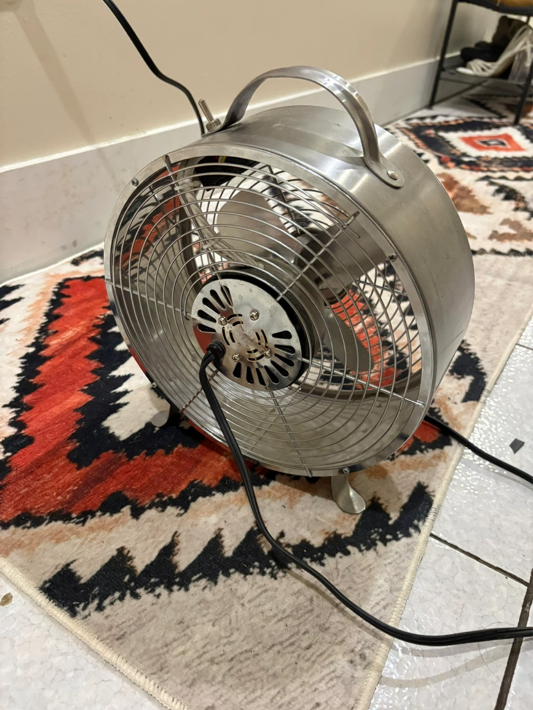 Retro Metal Desk Fan - photo 2
