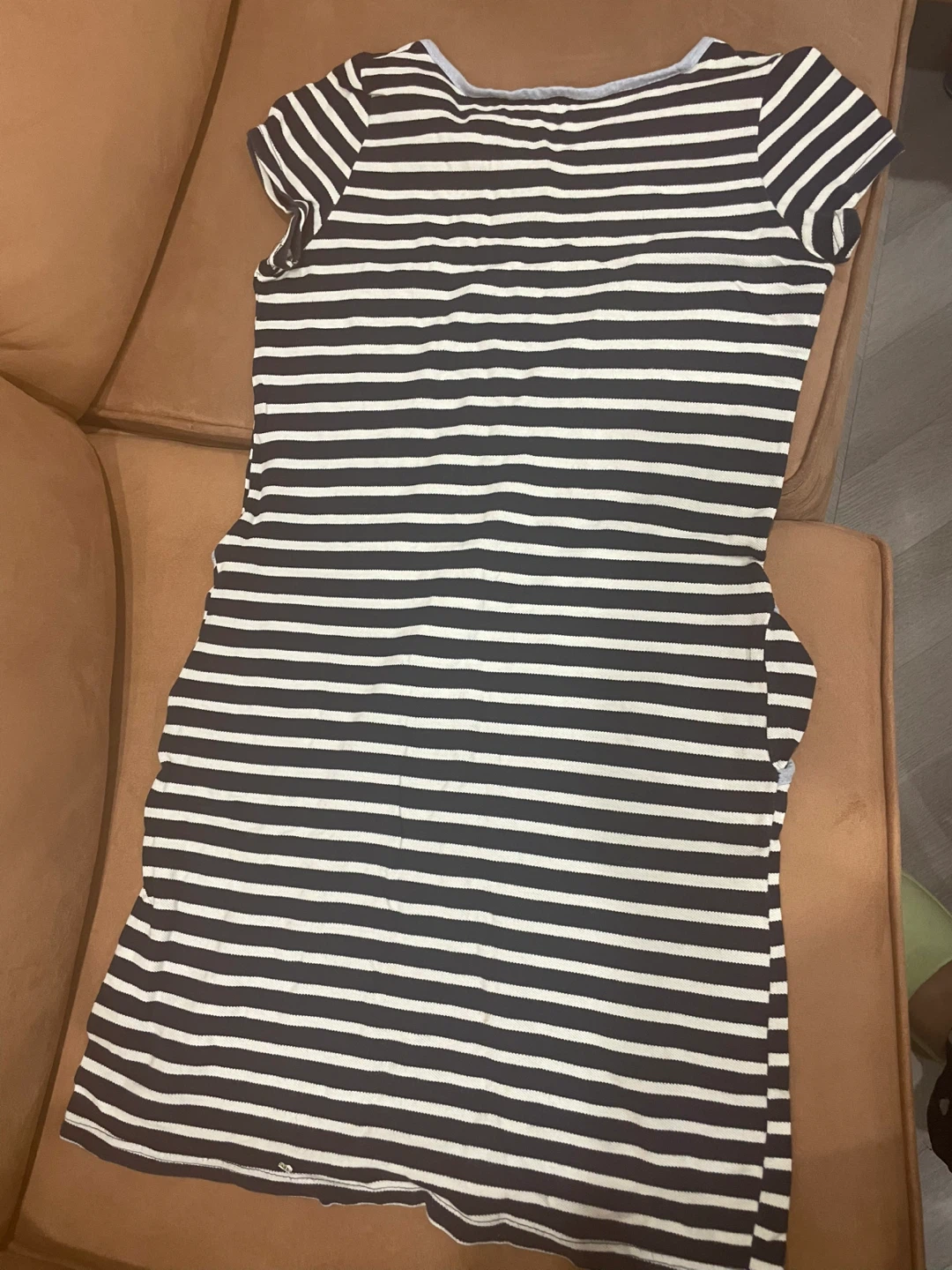 Girls Striped T-shirt Dress Size 9