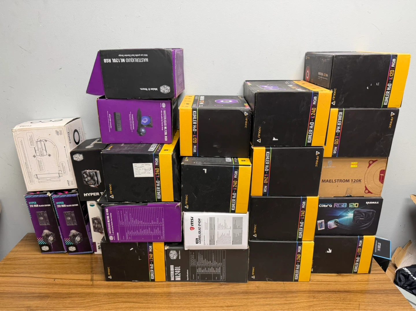 CPU Cooler Lot – 23 Units – New Open Box – $450 Firm