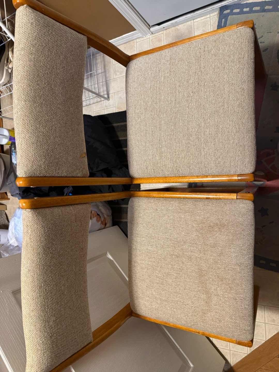 2 Chairs with Urethane Foam Upholstery