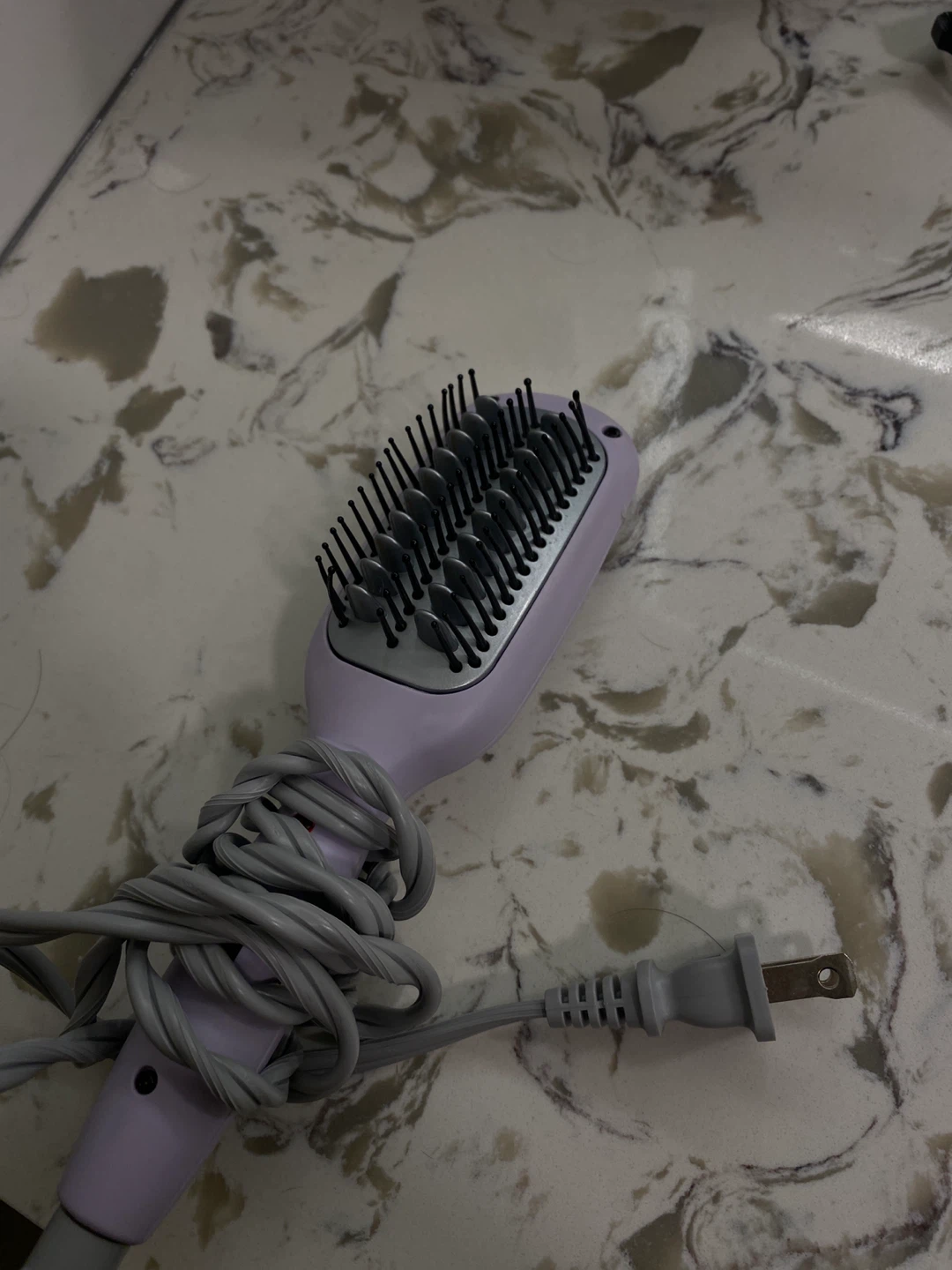 Purple Detangling Hair Brush
