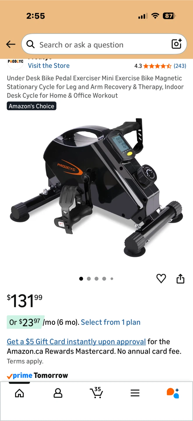 Producye Mini Exercise Bike