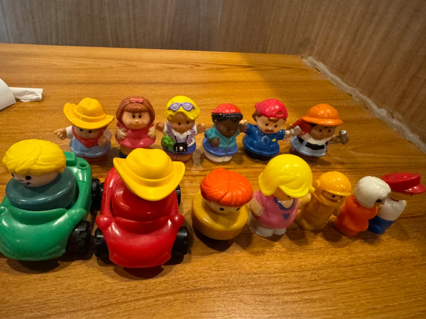 Vintage Fisher-Price Little People Figures and Vehicles