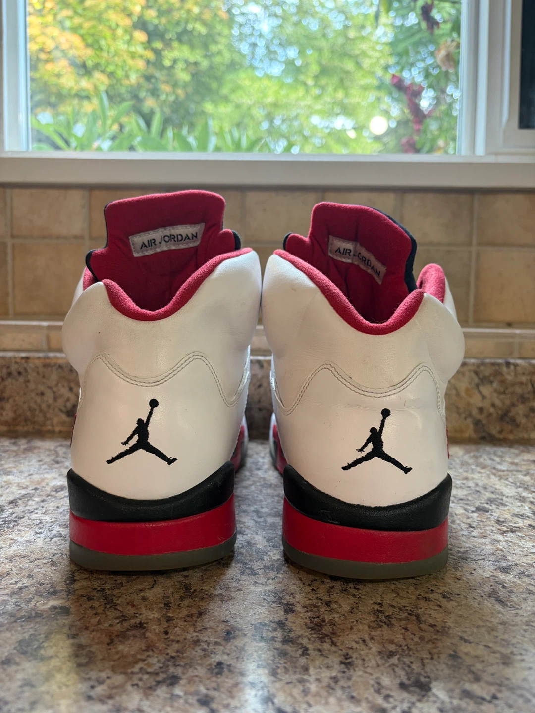 Air Jordan 5 Retro White Red 23 - photo 2