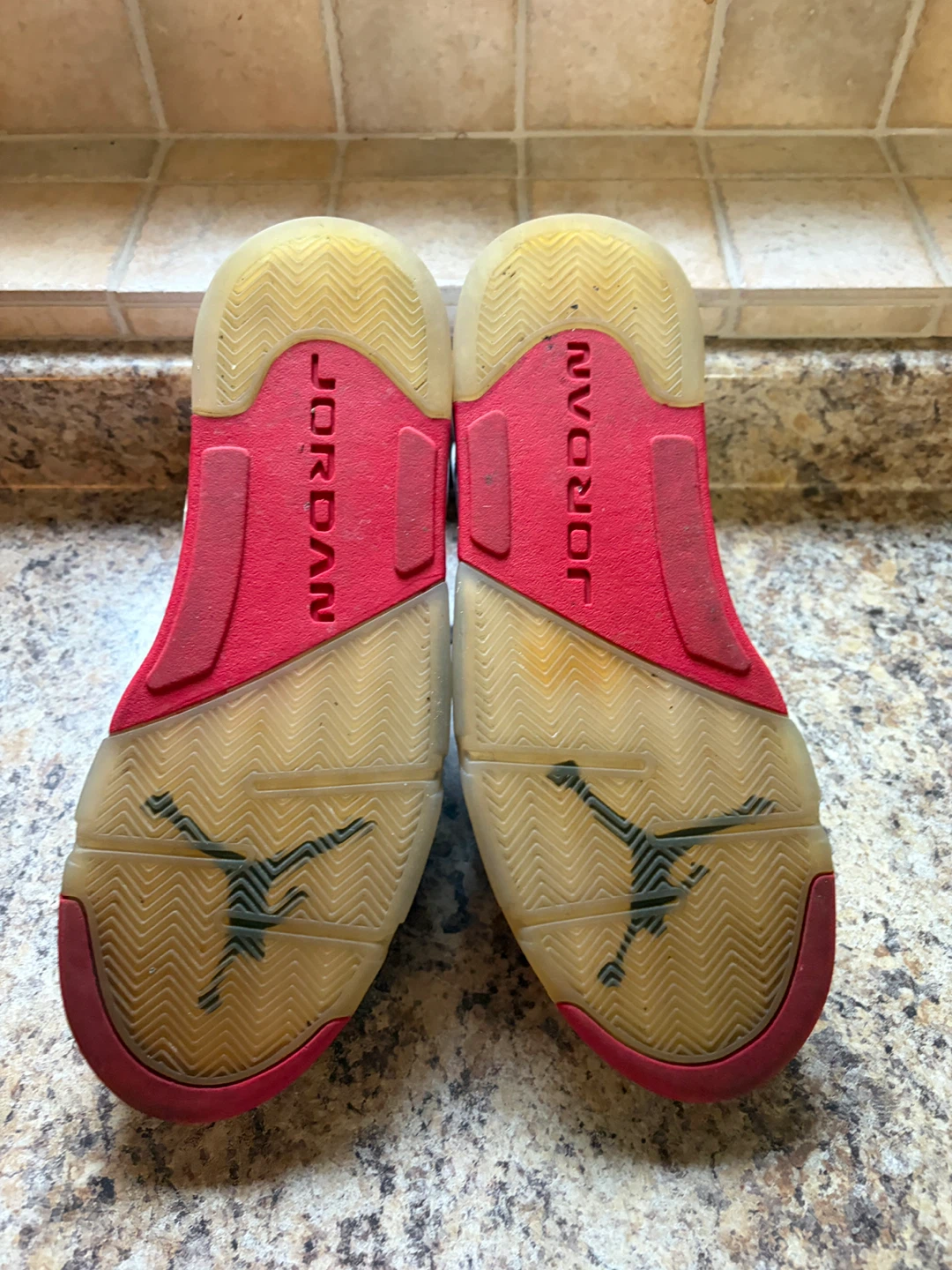Air Jordan 5 Retro White Red 23 - photo 5