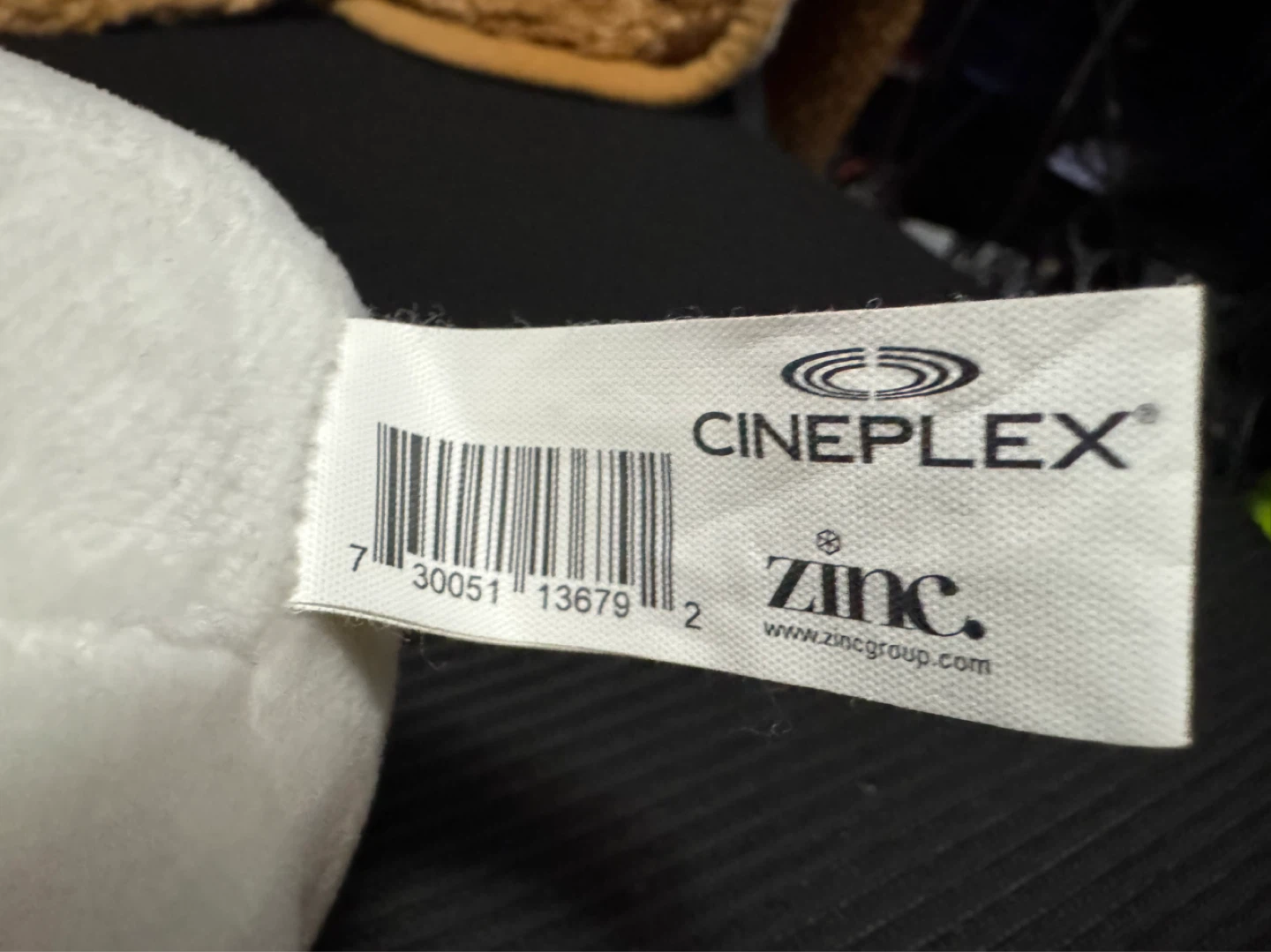 Cineplex Zinc Plush Toy - photo 3