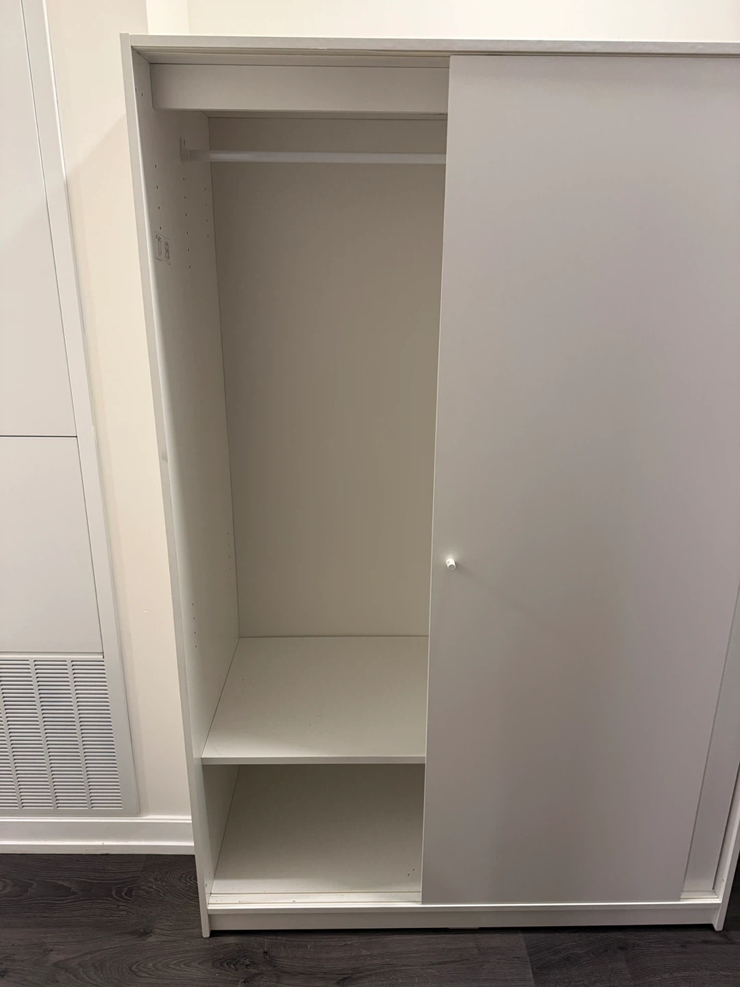 White Sliding Door Wardrobe - photo 4