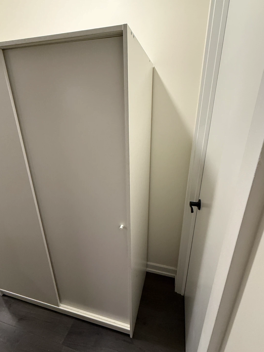 White Sliding Door Wardrobe - photo 3