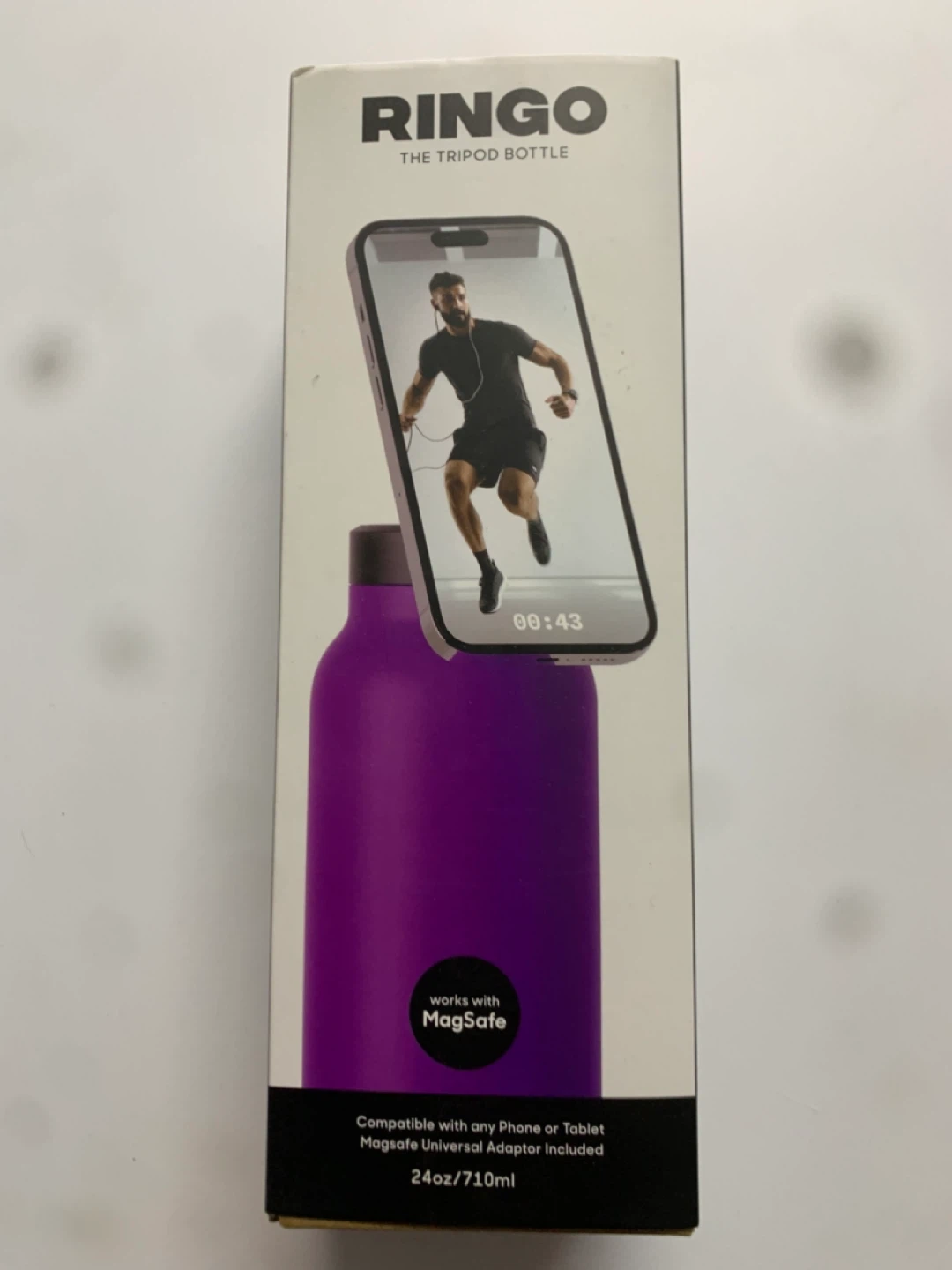 Ringo The Tripod Bottle 24oz/710ml Purple - photo 2