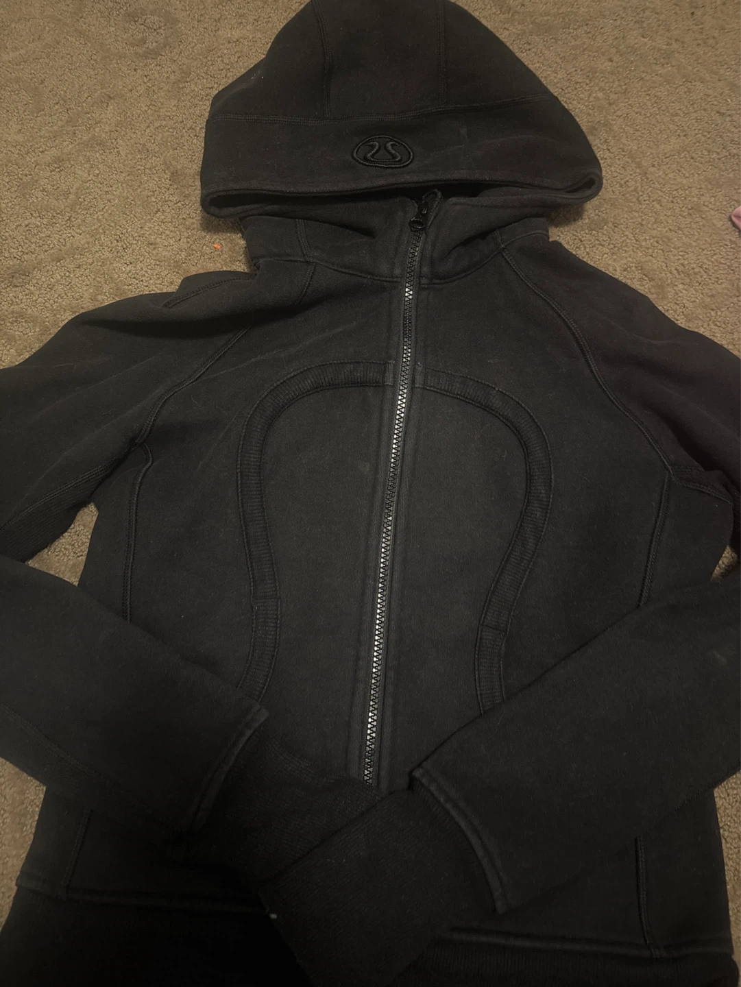 Lululemon Black Full Zip Hoodie