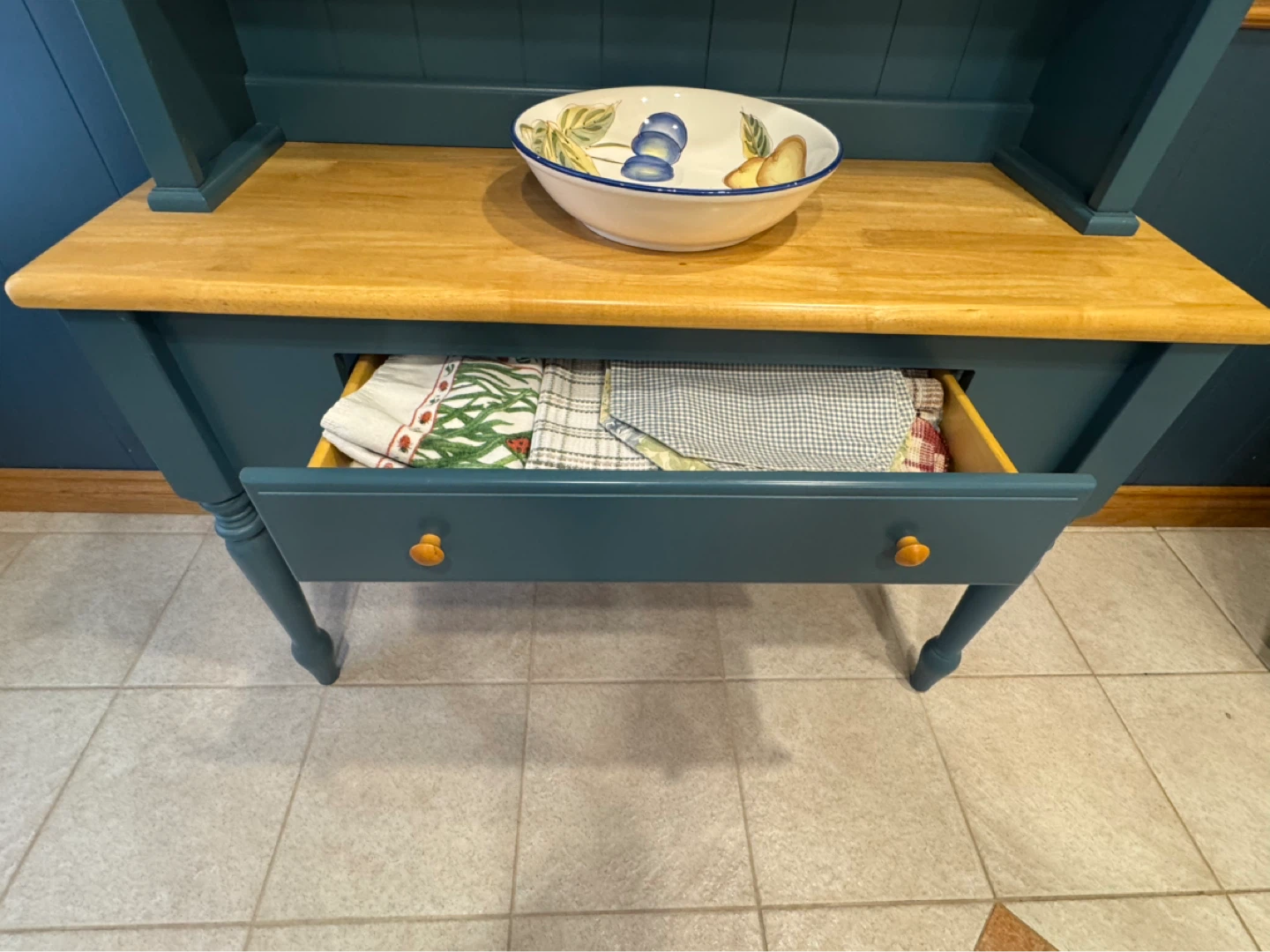 Teal Kitchen Hutch - photo 3