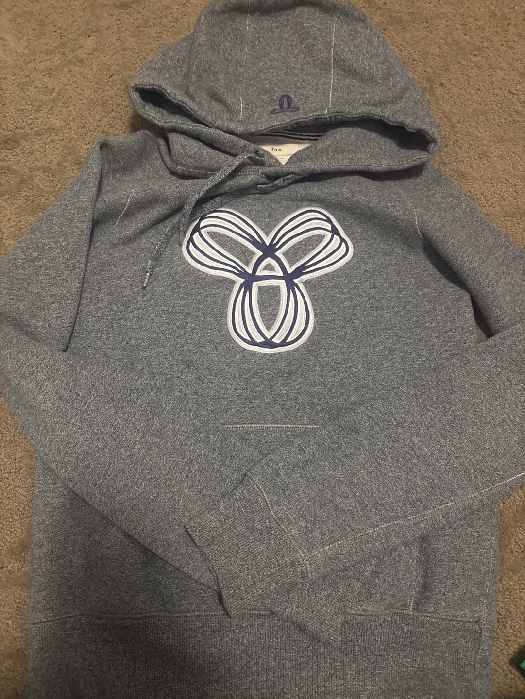 Tna Grey Hoodie with Logo