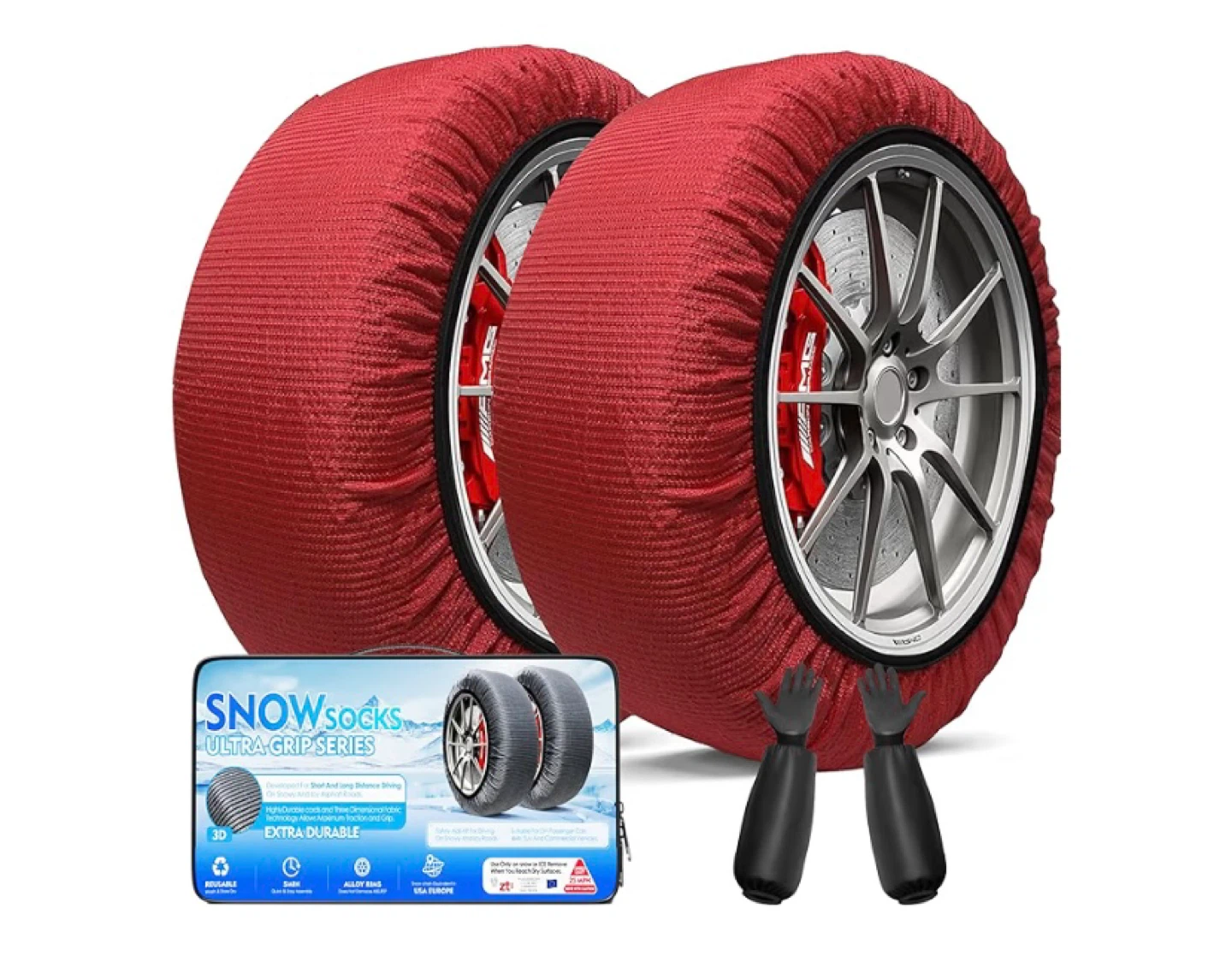 Snow Socks Ultra Grip Series Snow Tire Chains