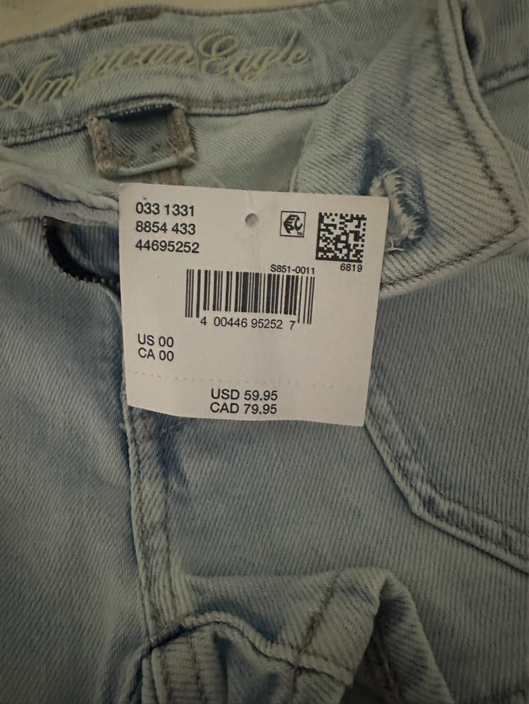 American eagle low rise jean shorts- size 00 - photo 4