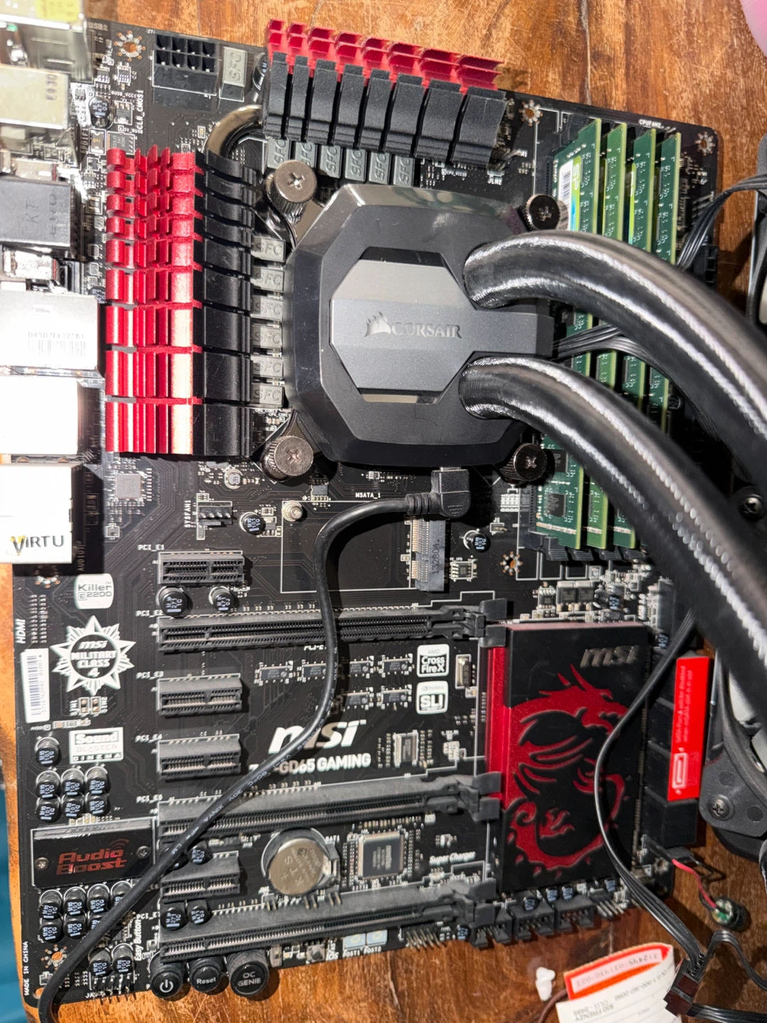 MSI Z87-GD65 gaming motherboard I7 4770K
