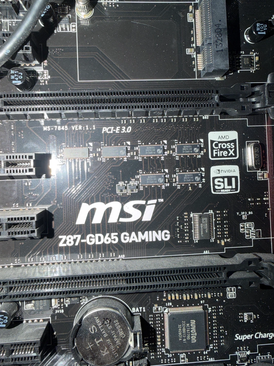 MSI Z87-GD65 gaming motherboard I7 4770K - photo 2