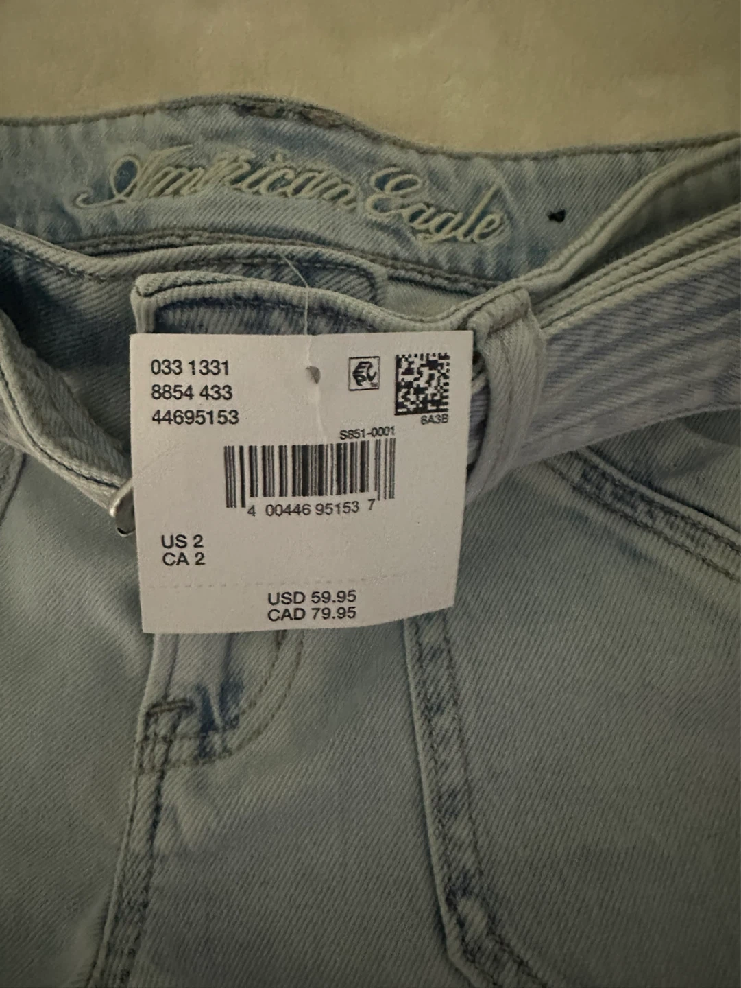 American eagle low rise jean shorts- size 2 - photo 4