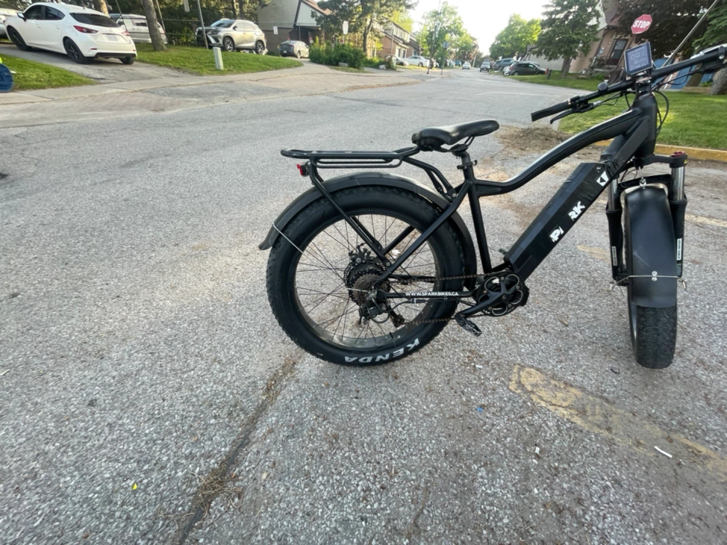 Black "P" branded Fat Tire Electric Bike - photo 3