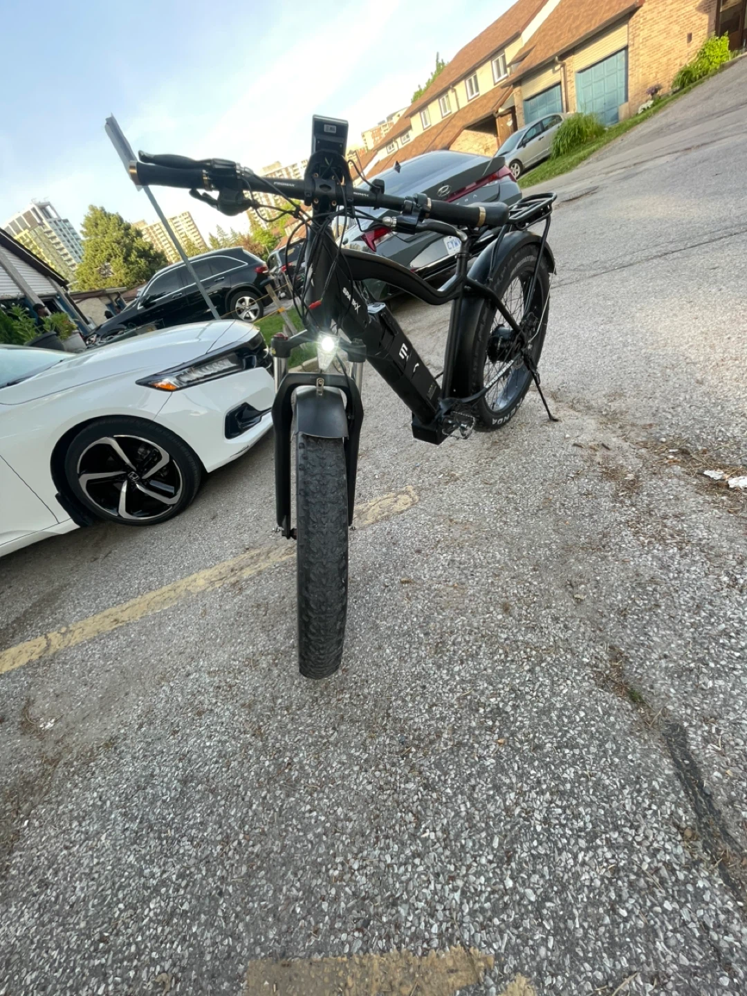 Black "P" branded Fat Tire Electric Bike - photo 5