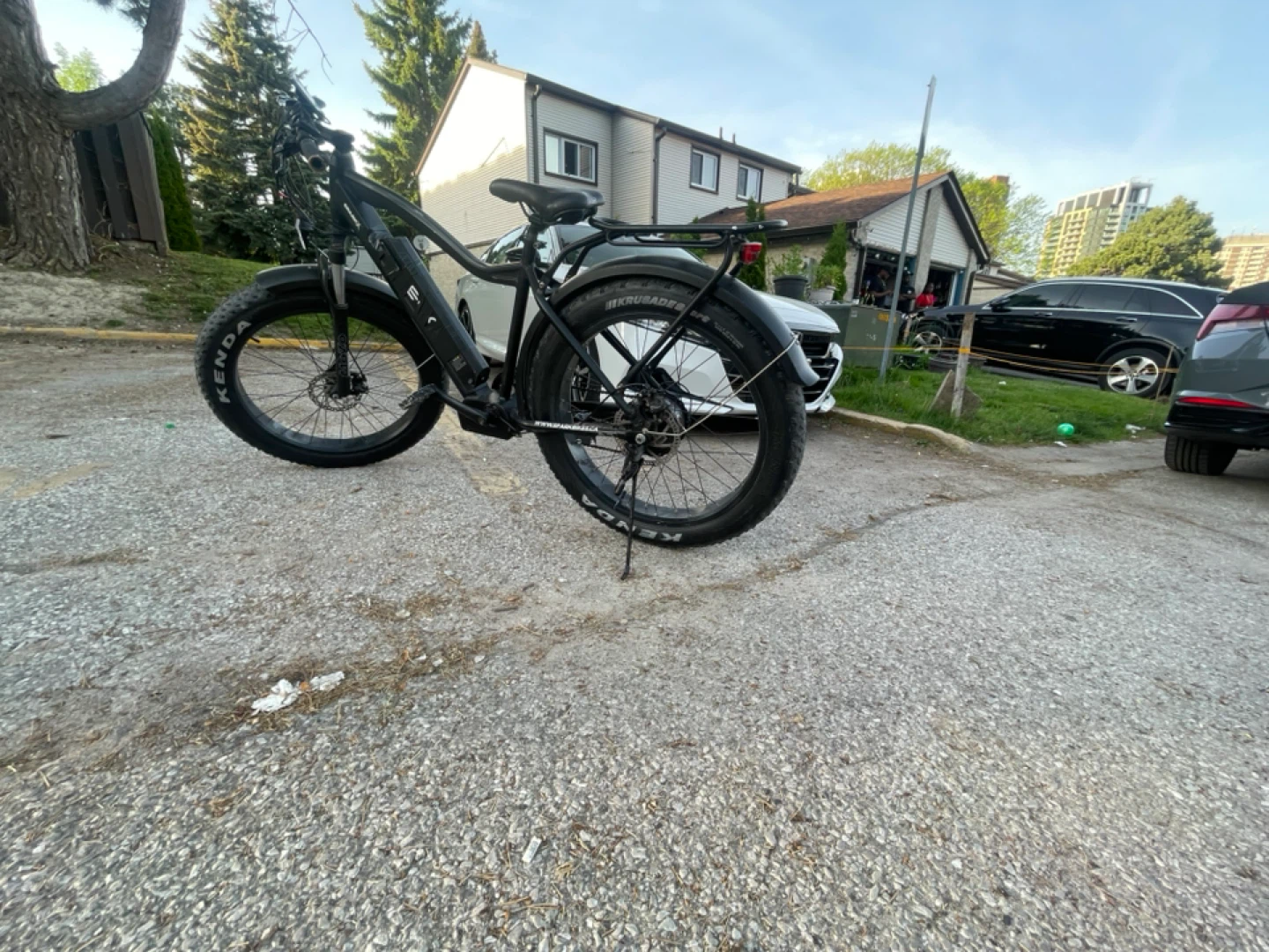 Black "P" branded Fat Tire Electric Bike - photo 4