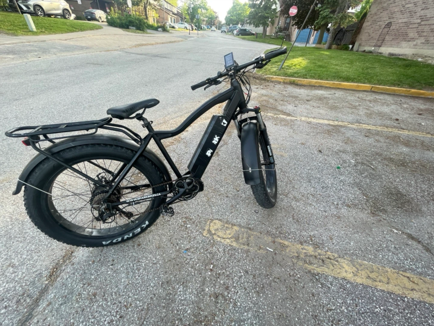Black "P" branded Fat Tire Electric Bike - photo 2